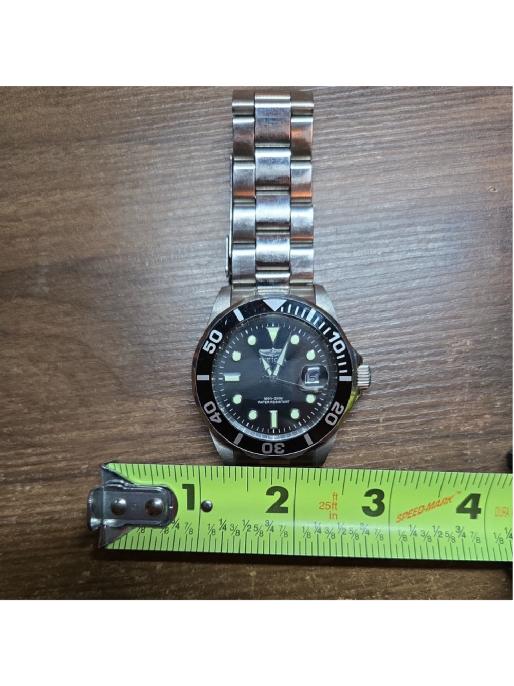 Invicta Pro Diver Master Of The Oceans Men’s Stainless Steel Watch #0590 - Picture 8 of 8